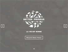 Tablet Screenshot of betterprimeur.com